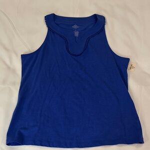 St. John's Bay Royal Blue Tank Top Size M